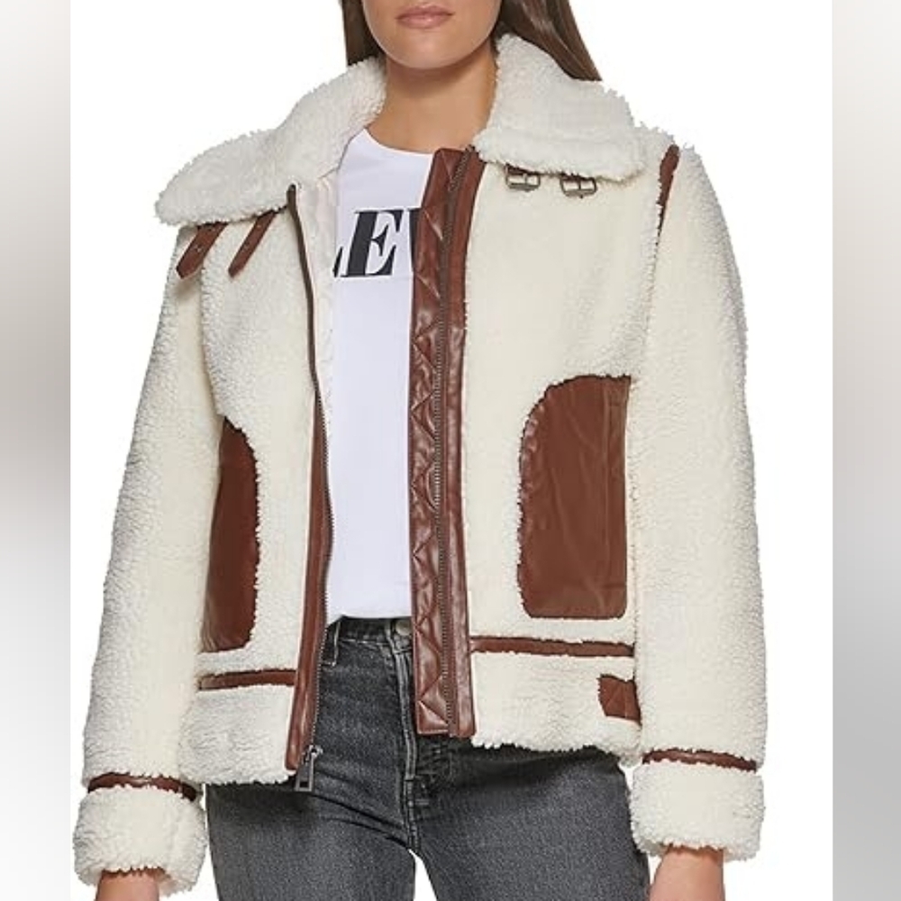 Levi's Teddy Faux Sherpa Jacket - NEW